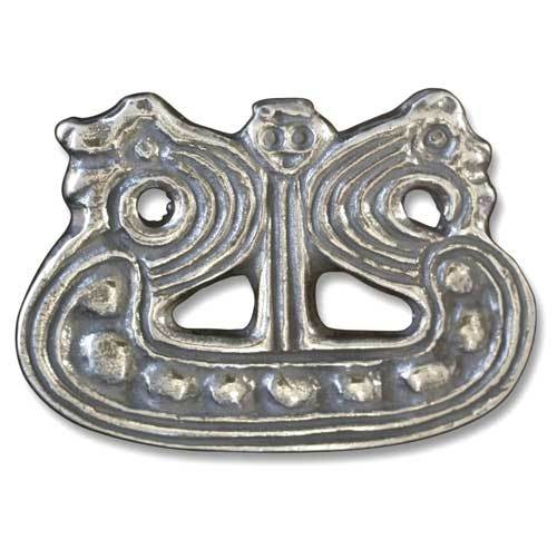 Vikingeskib - sølv