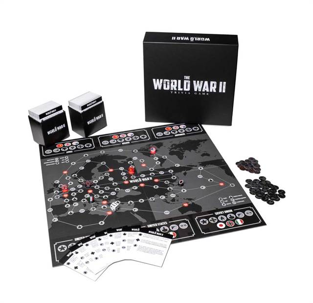 The World War II brætspil - test din viden med 1800 spændende spørgsmål